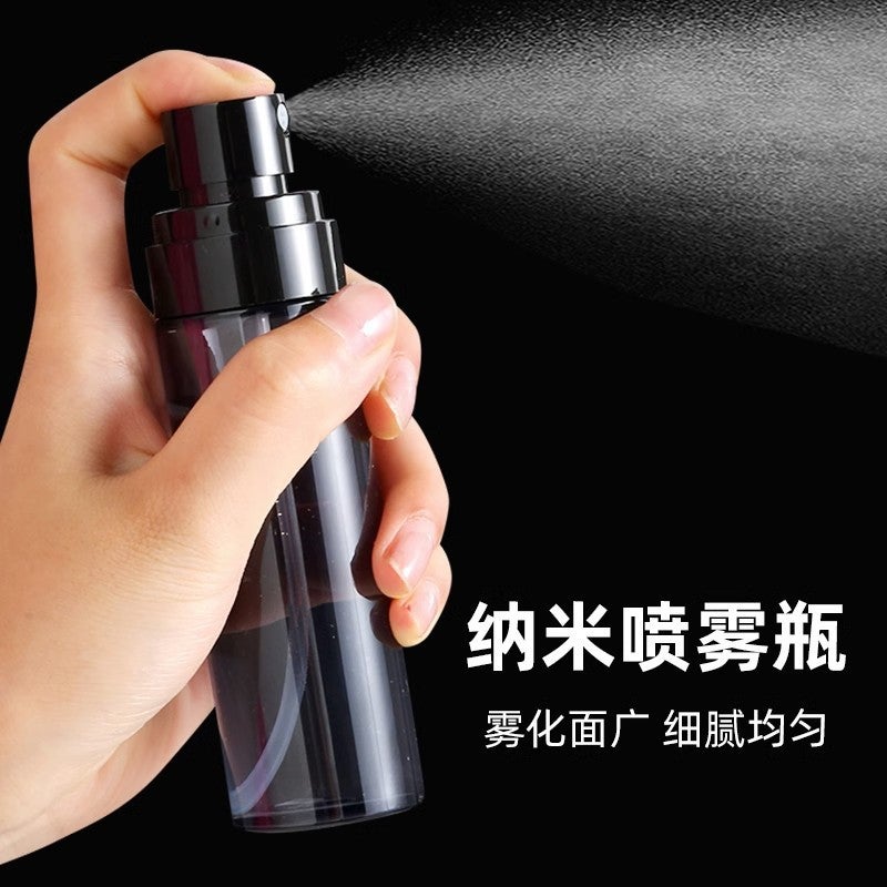 Alcohol Spray Bottle Travel Household Disinfection Small Spray Bottle Transparent Black Transparent Plastic Bottling Fine Mist Small Spray Bottle - Image 2